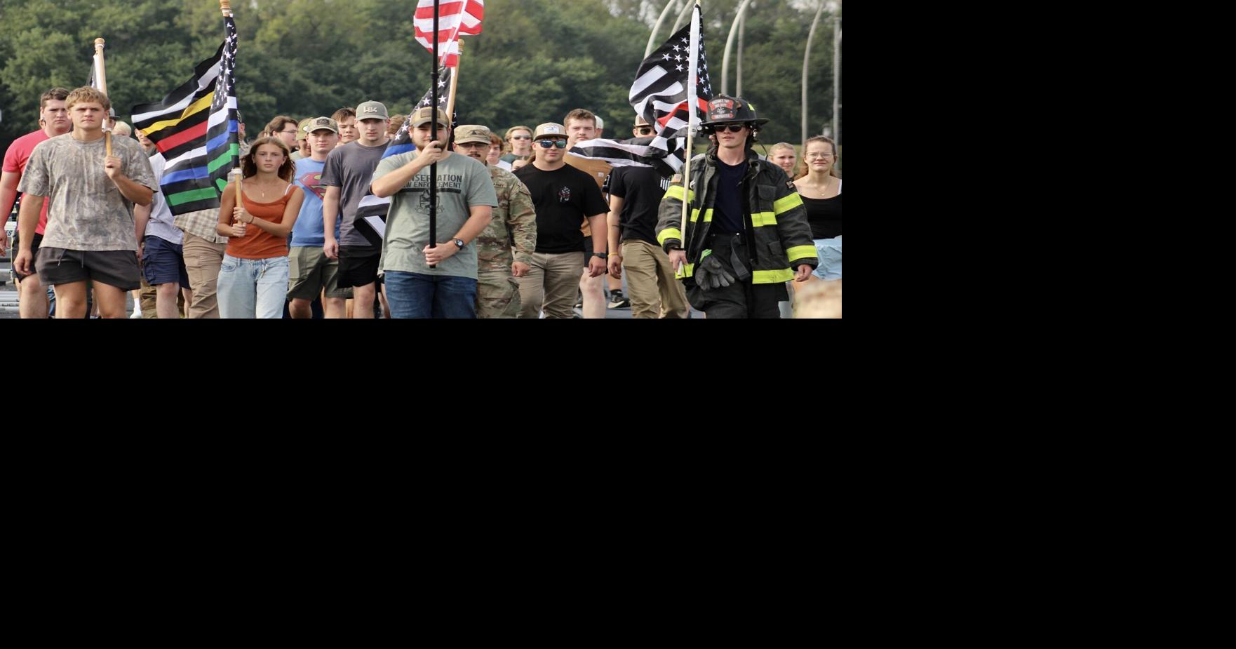 Vincennes walks, reflects on 25 years since 9/11