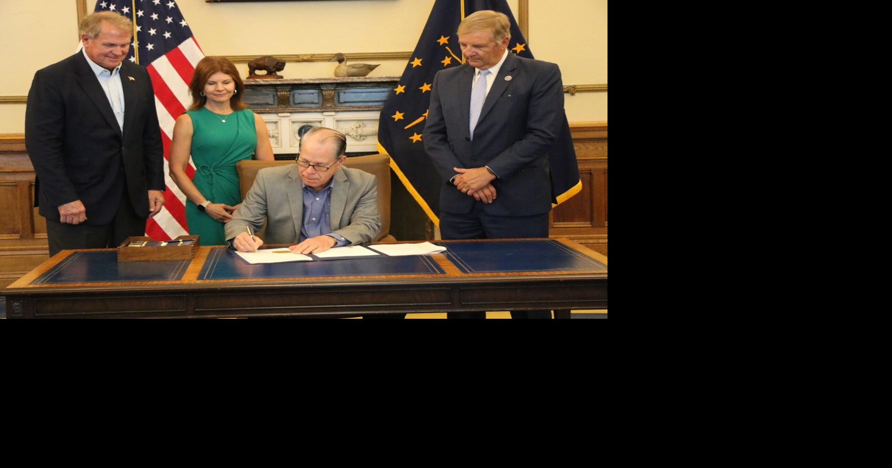 Braun signs bill into law co-authored by State Rep. Heaton | Brazil ...