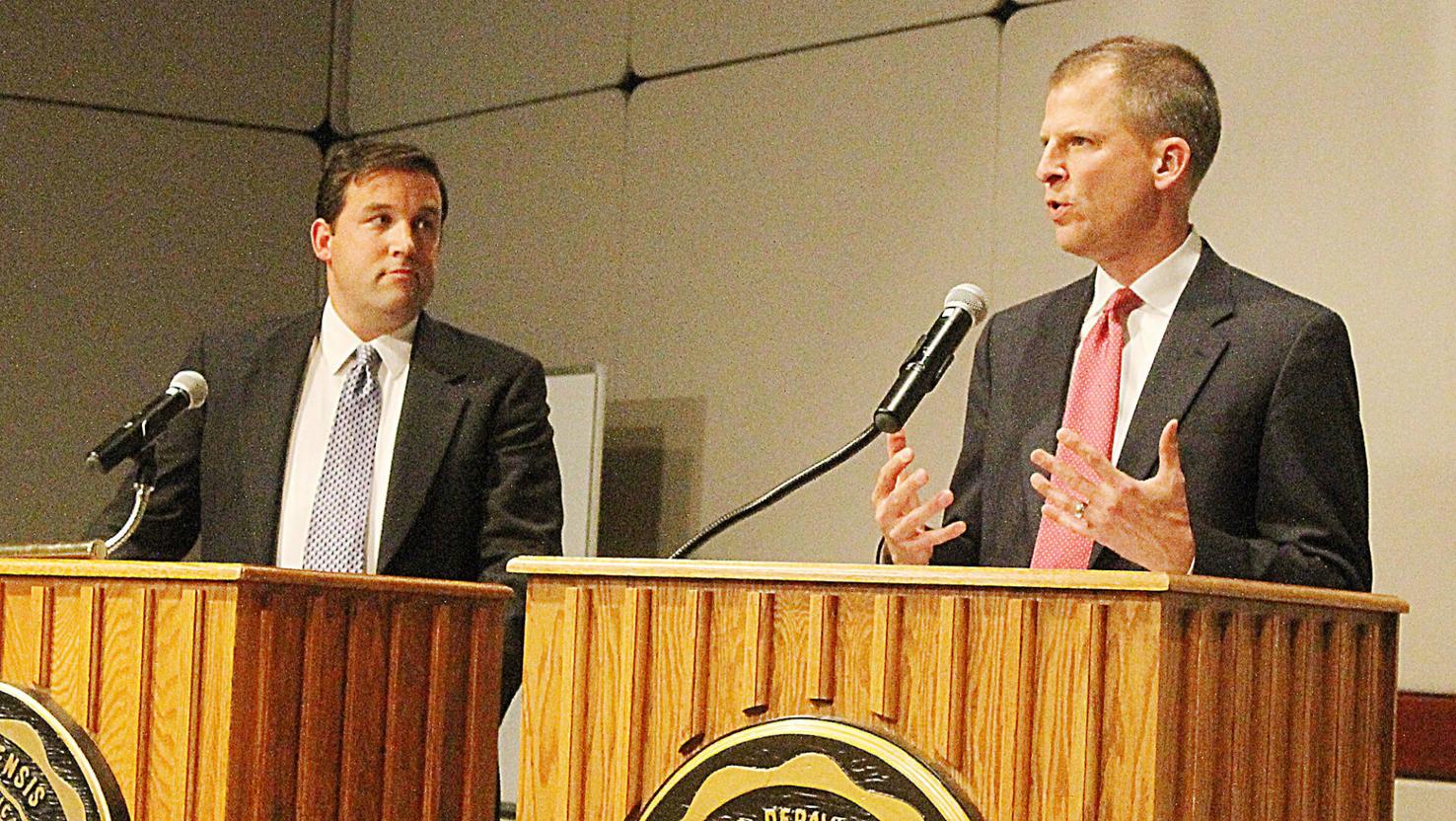 Miller, Crane take center stage at candidates' forum Archives