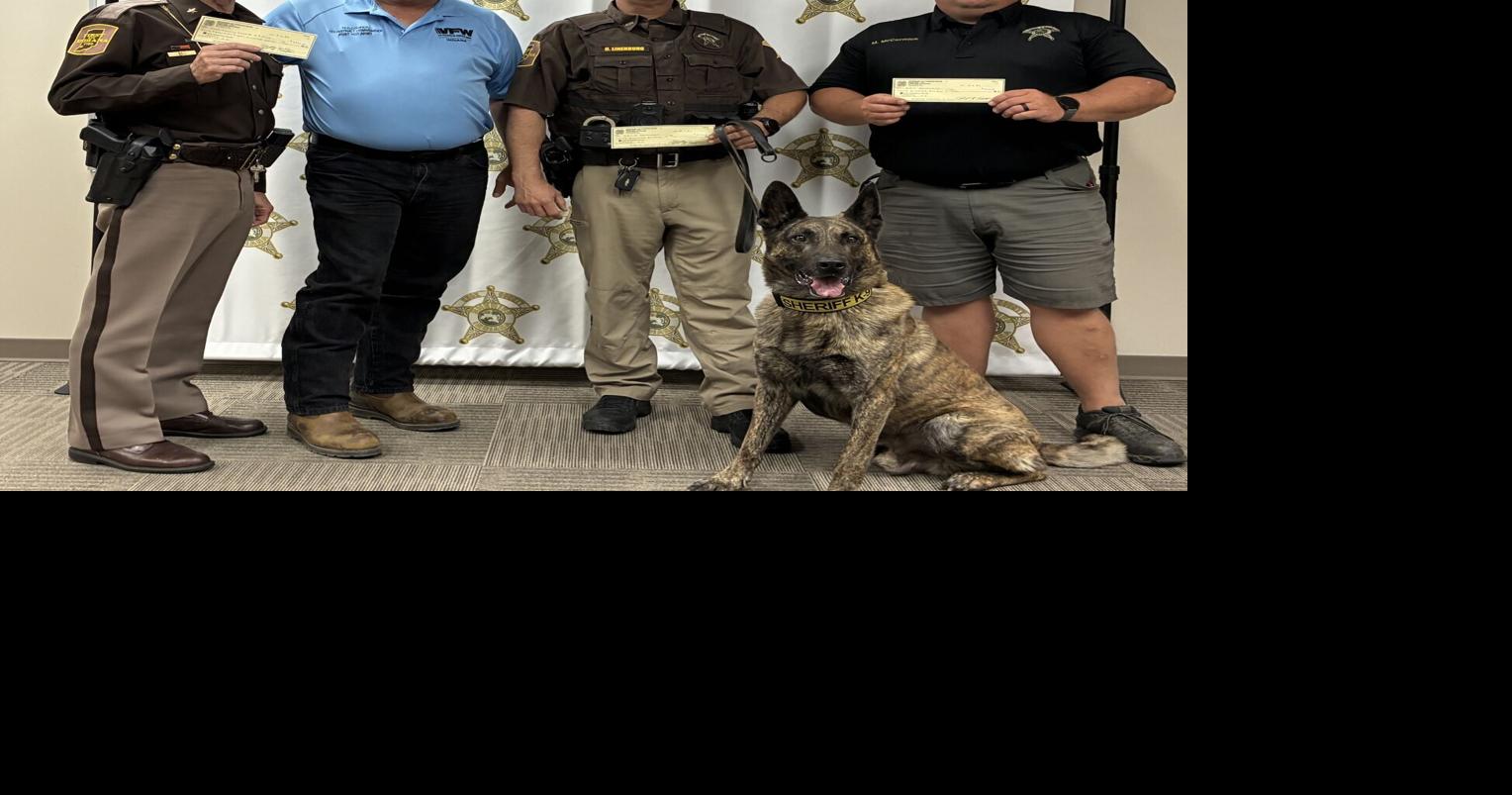 KCSD receives VFW donation for officers, K9 partners