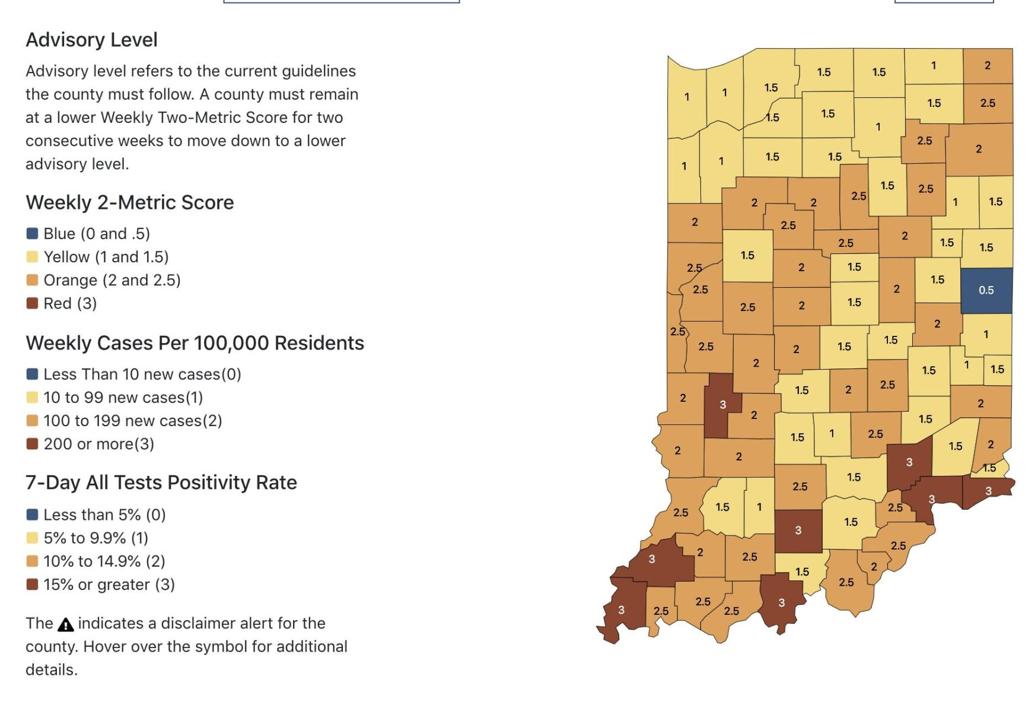 Clay County moved up to red COVID19 level Archives