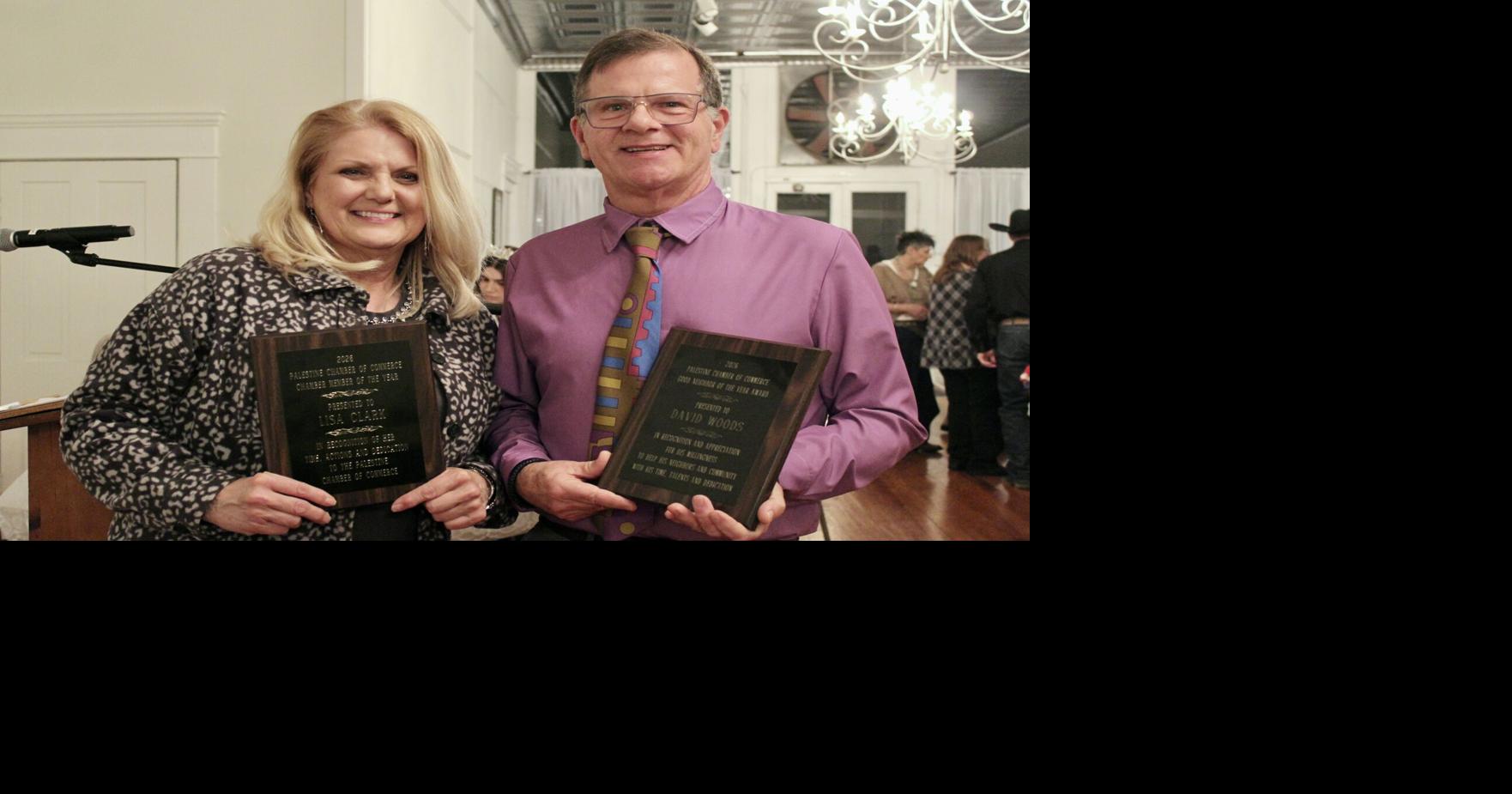 Palestine Chamber host dinner, 2026 awards go to Clark and Woods