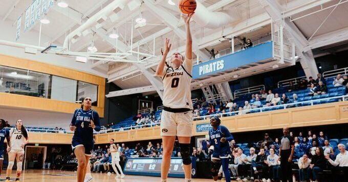 Patient Tigers strike late, Mizzou women's basketball surges past Seton Hall in WBIT opener