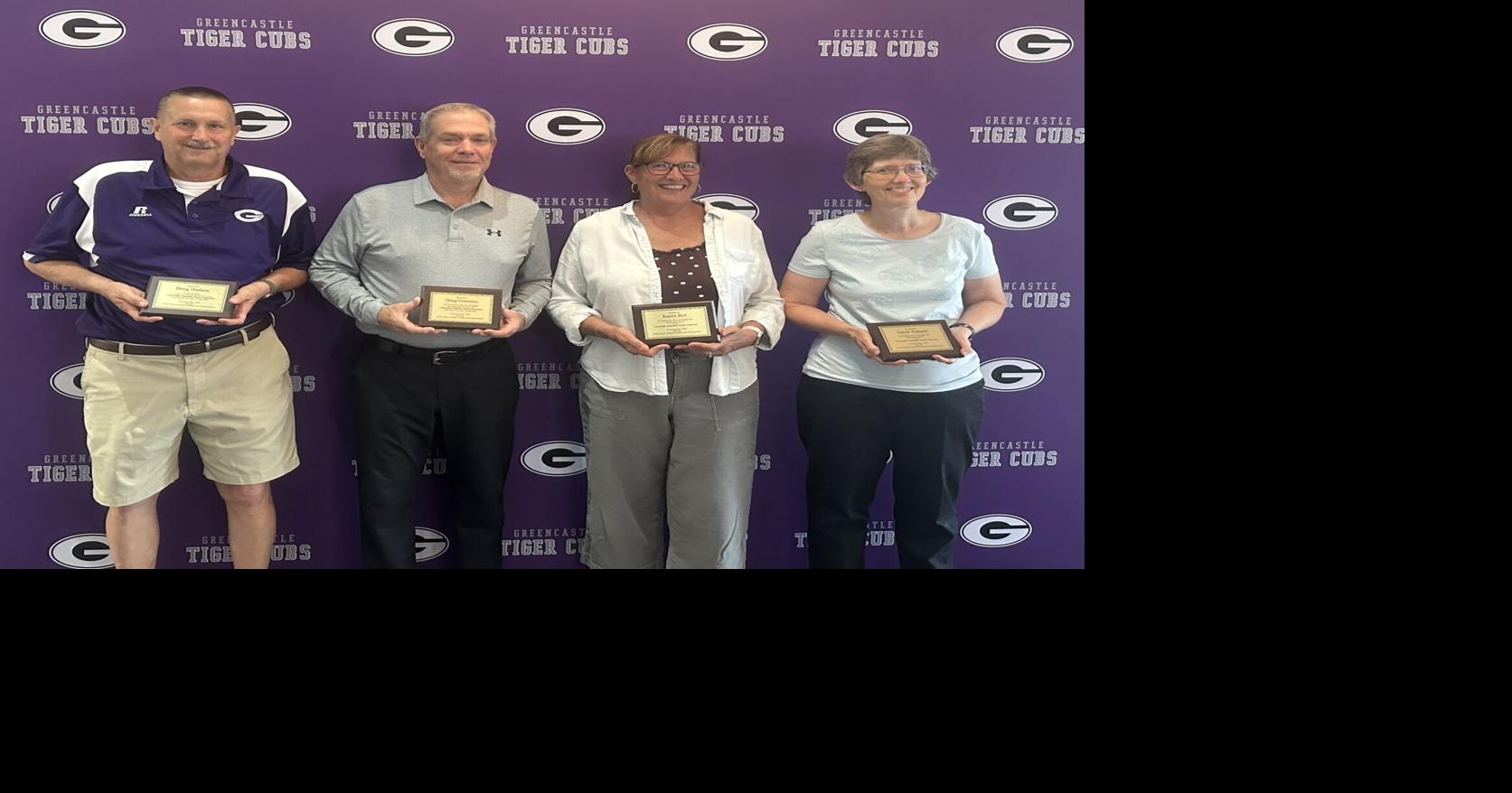 148 years of service celebrated at Greencastle School Board meeting