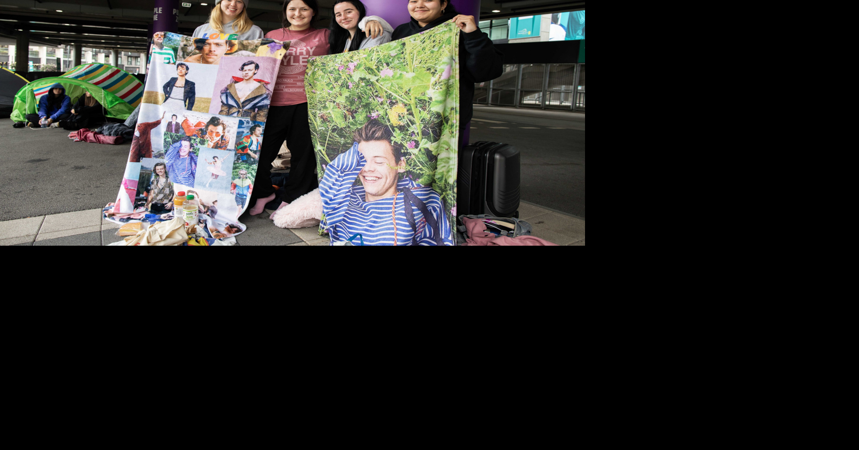 Harry Styles fans camp out for 35 hours ahead of residency
