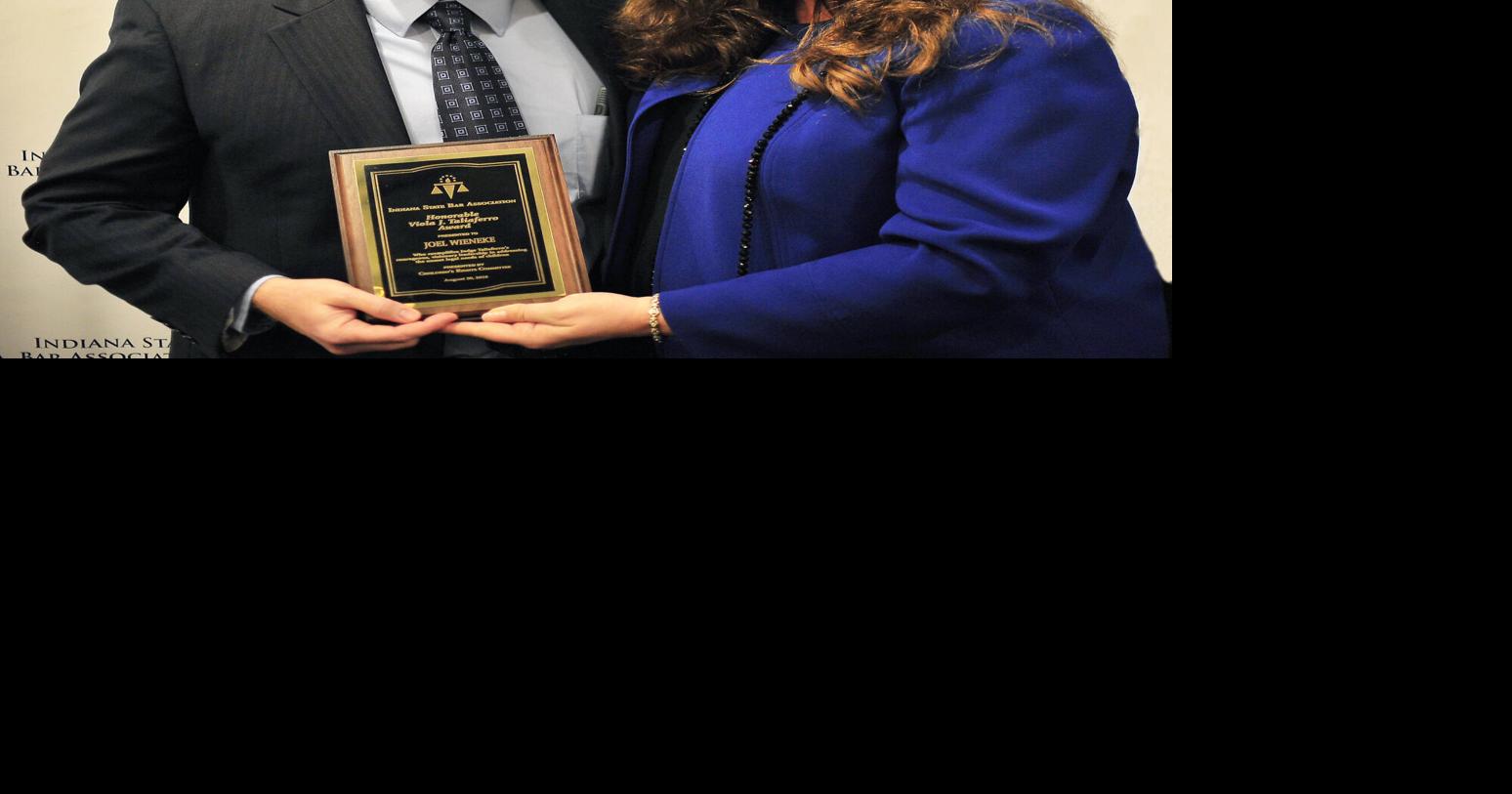 Greencastle attorney Joel Wieneke honored at ISBA Awards Luncheon