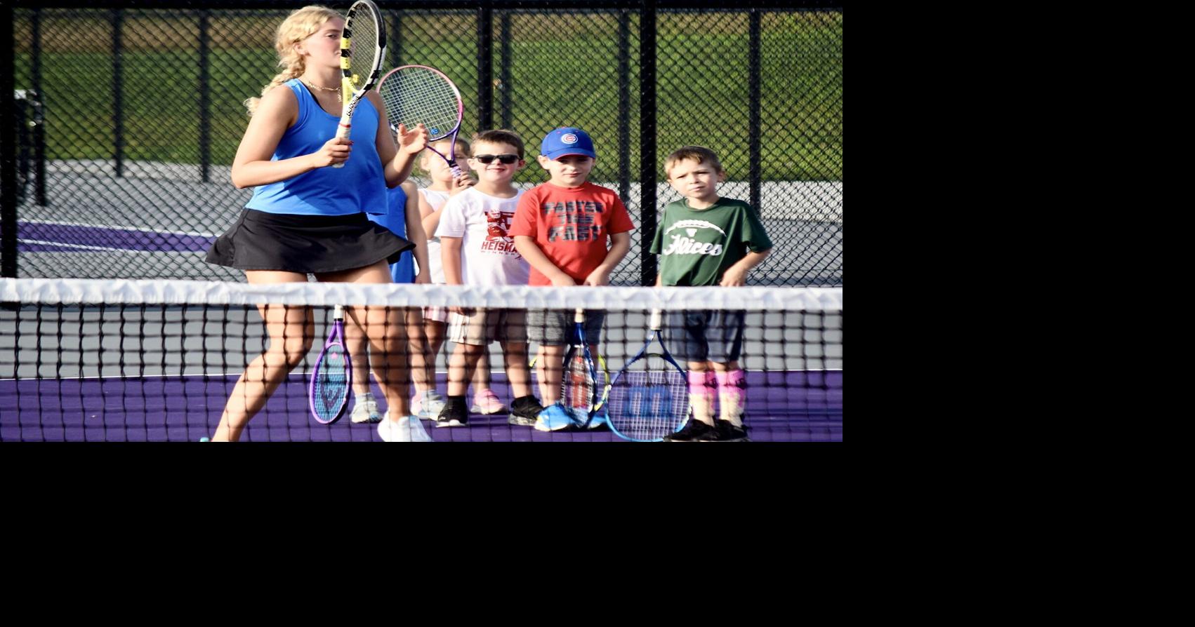 Rivet hosts Patriot Pals youth tennis camp