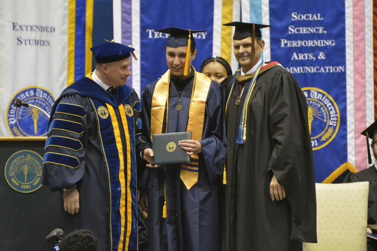 Johnson tells graduates Secret is out about VU News