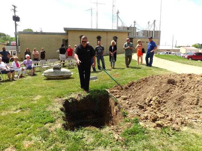 A Matter of Time Time capsule buried at City Hall won’t be opened