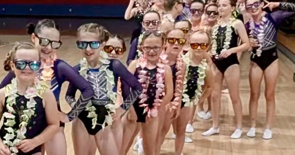Gymnasts show their stuff at South Knox