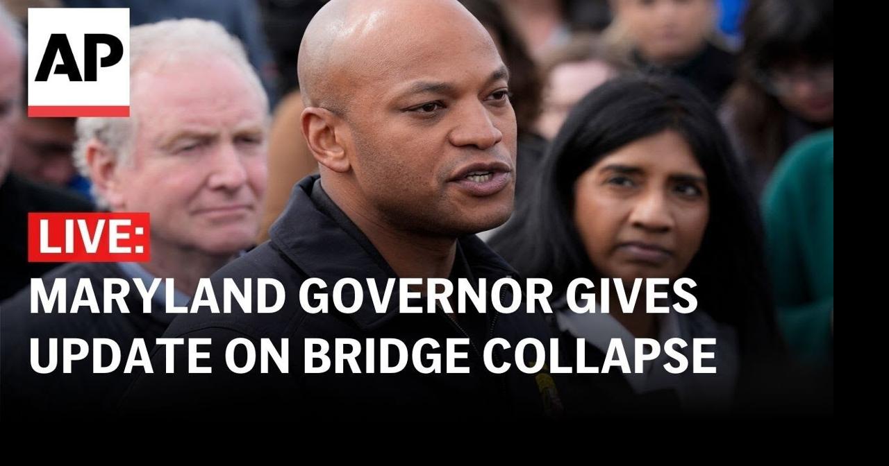 LIVE: Maryland Gov. Wes Moore press conference on Baltimore bridge ...