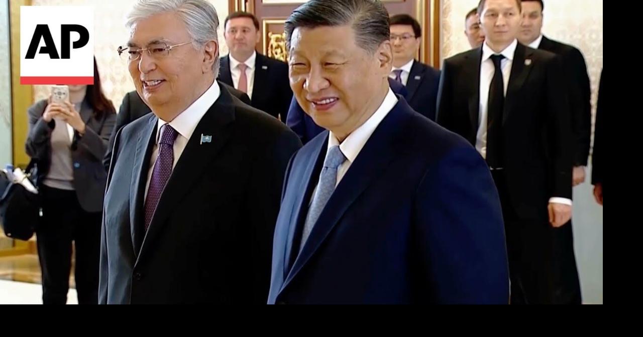 Chinese leader Xi Jinping arrives in Astana ahead of the SCO summit