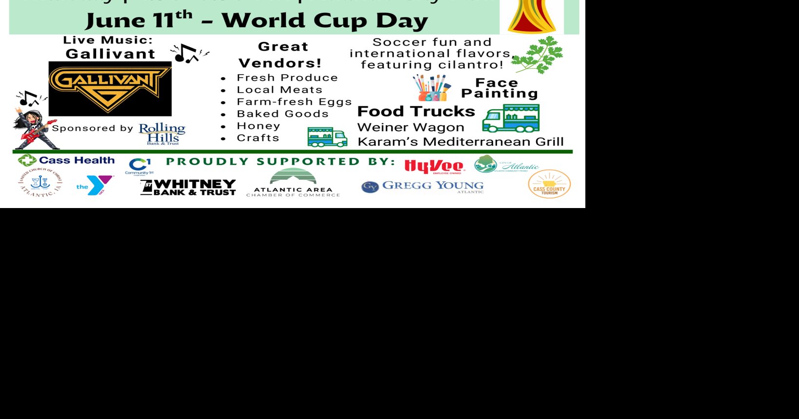 World Cup Day at Produce in the Park set for June 11