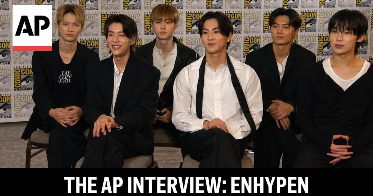 ENHYPEN discuss group changes, new EP and 'DARK MOON': 'We're just ...