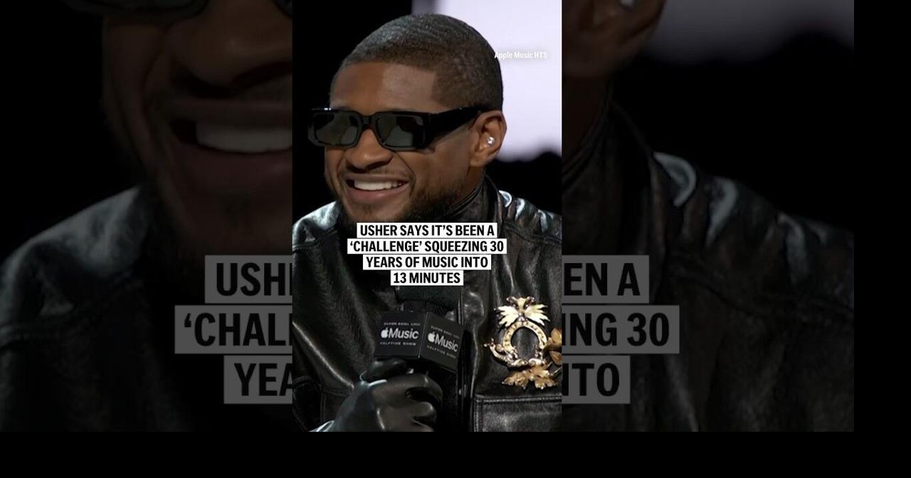Usher says it’s been a ‘challenge’ squeezing 30 years of music into 13(00)