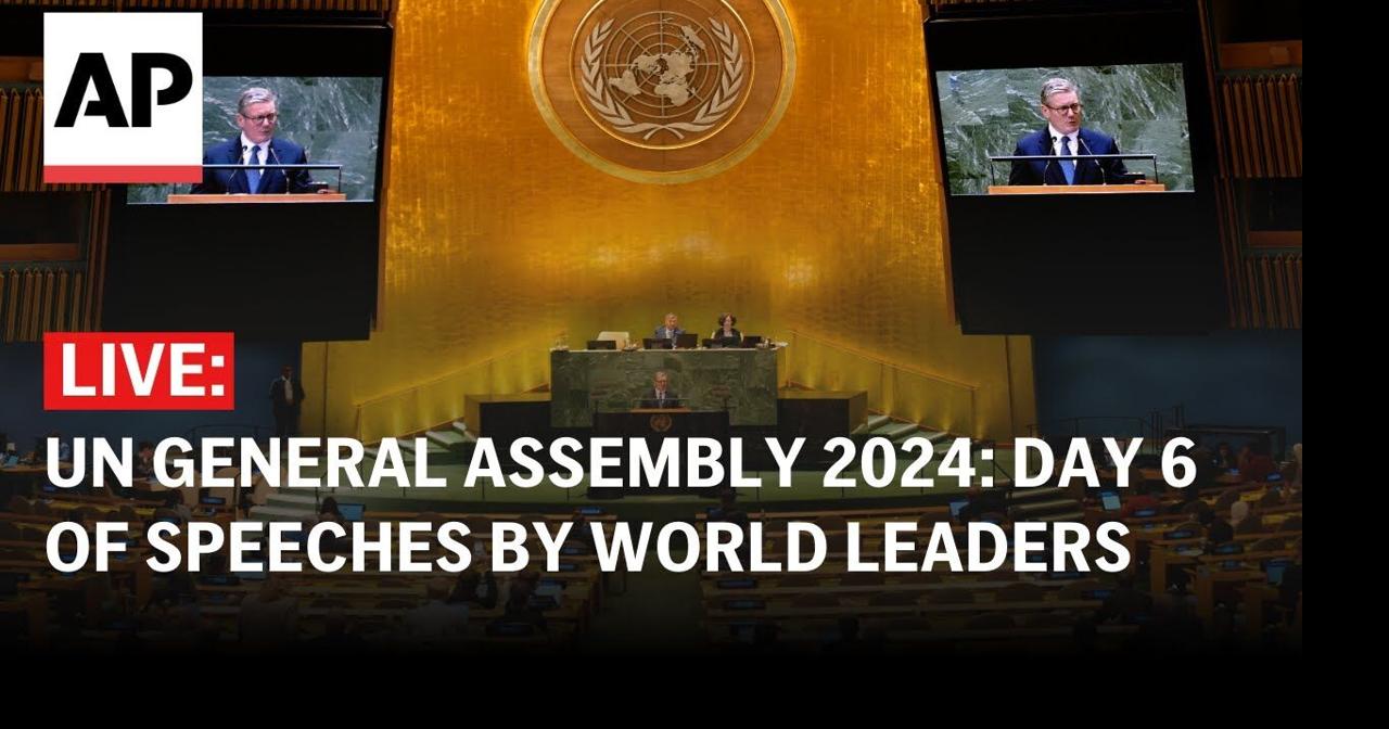 UN General Assembly 2024 LIVE Day 6 speeches by world leaders