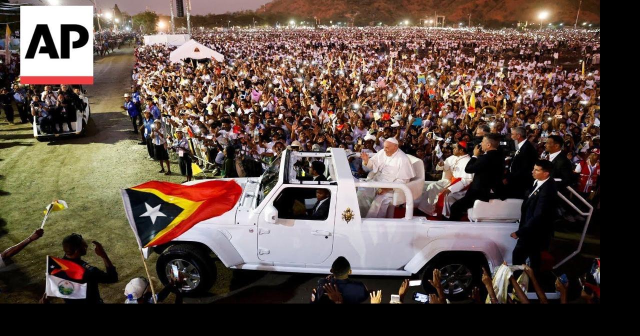 About 600,000, nearly half of East Timor’s population, attend Pope ...
