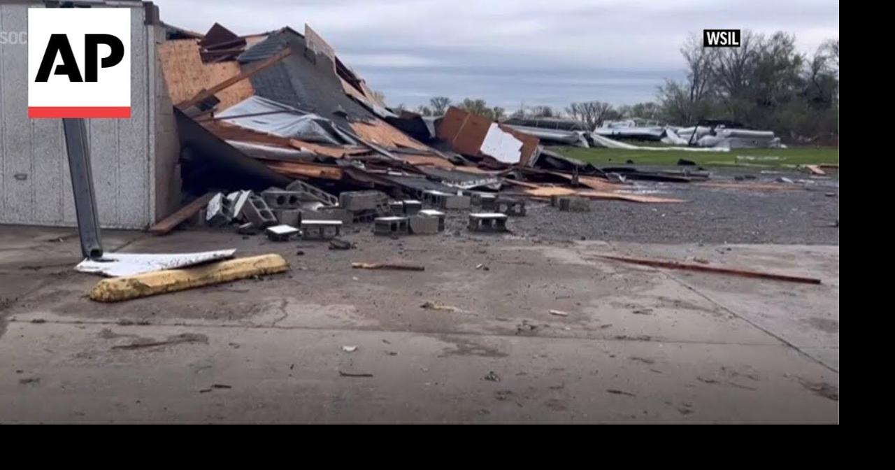 Severe storms cause damage to trees, buildings in Illinois ...