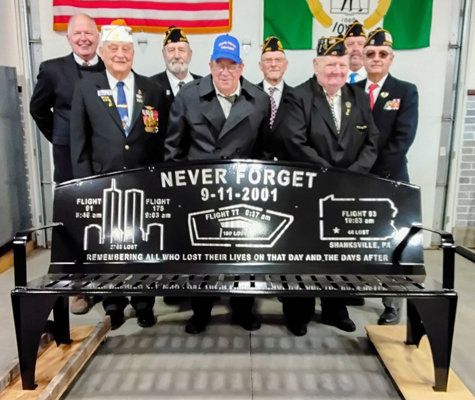 Veterans Bench Veterans donate bench | Atlantic | swiowanewssource.com