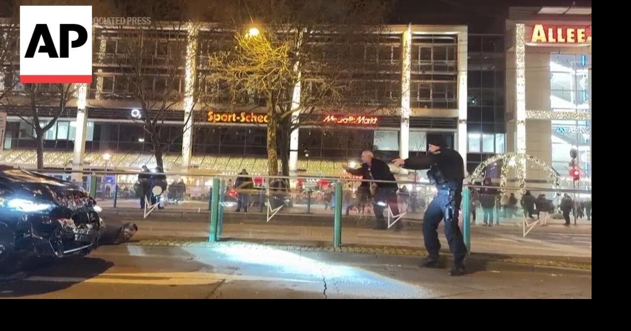 shows Germany police detaining suspect at gun point after suspected attack |  | swiowanewssource.com