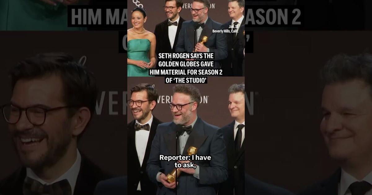 Seth Rogen says Golden Globes gave him material for season 2 of 'The ...