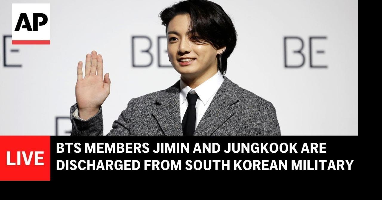 LIVE: BTS members Jimin and JungKook are discharged from South Korea ...