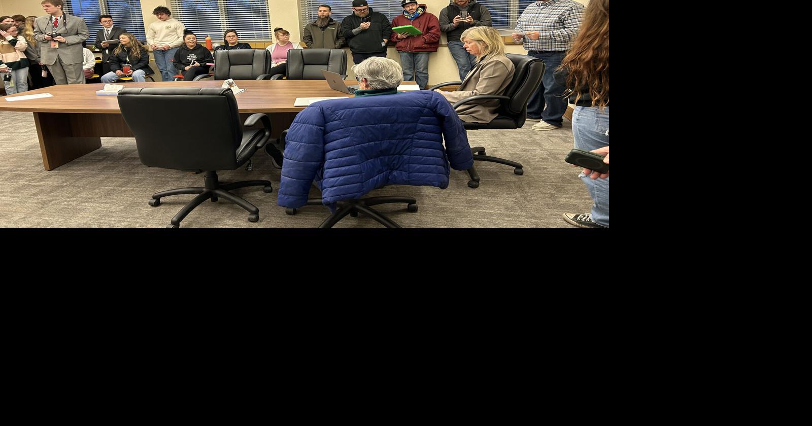 School board meeting not held