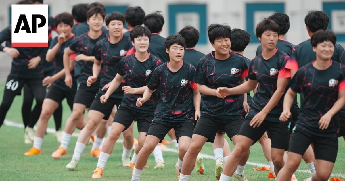 North Korean women's soccer team trains in South Korea ahead of ...