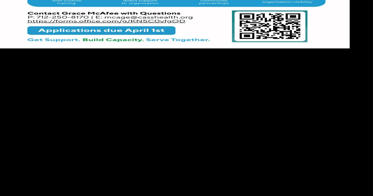 Healthy Cass to highlight Volunteerism Opportunity, Iowa Behavioral Health Updates at next meeting