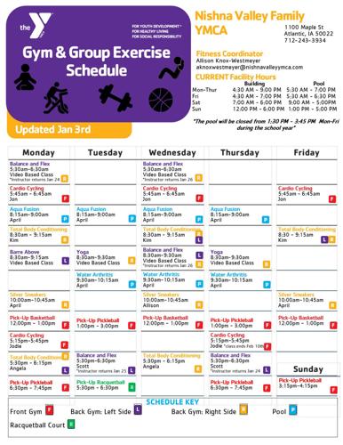 Nishna Valley Family YMCA News and Notes | Health | swiowanewssource.com