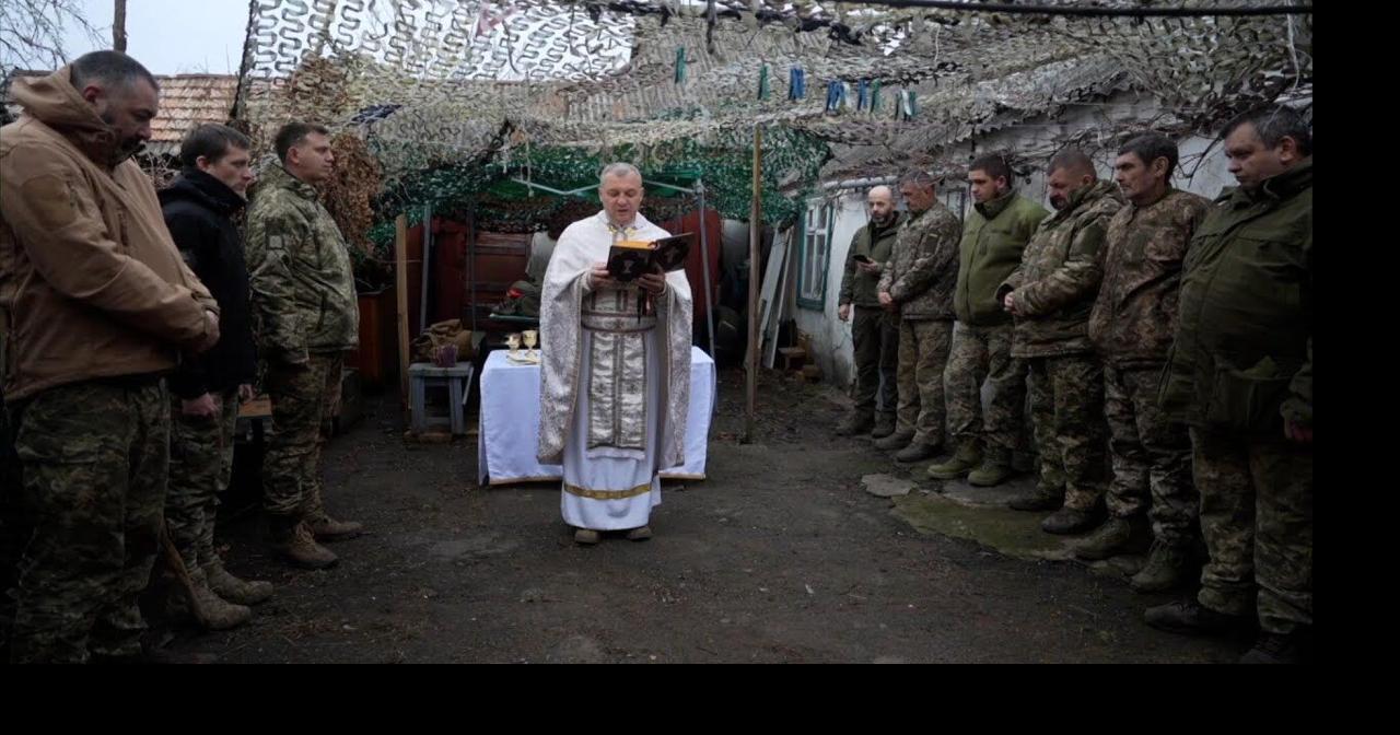 Ukrainian soldiers celebrate Christmas on frontline of war |  | swiowanewssource.com