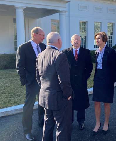 Dr. Daryl Olsen attends historic trade agreement signing in D.C.
