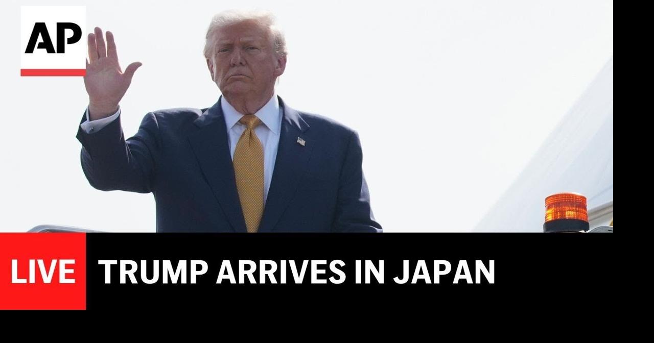 LIVE: Trump arrives in Japan for second leg of Asia visit