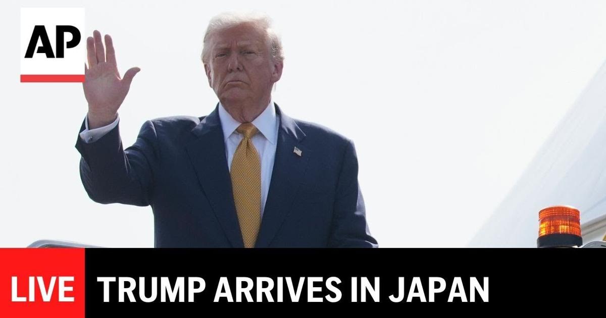 LIVE: Trump arrives in Japan for second leg of Asia visit LIVE: Trump arrives in Japan for second leg of Asia visit