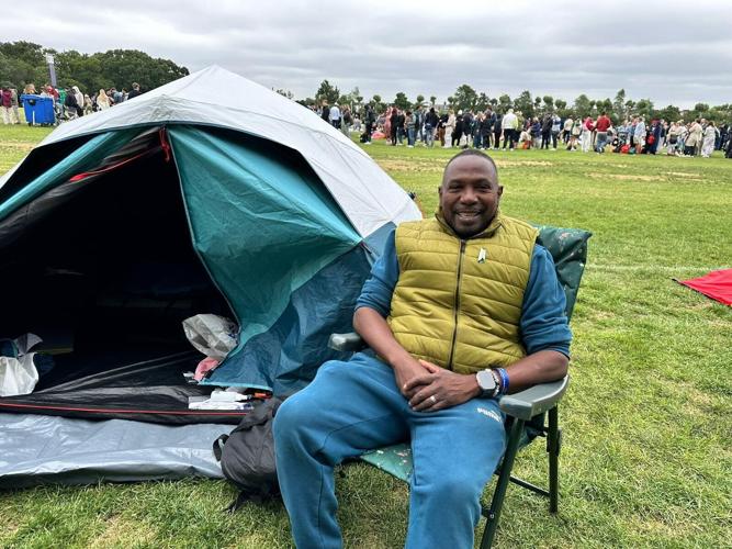 This Wimbledon super fan has camped out for tickets for 32 years in a