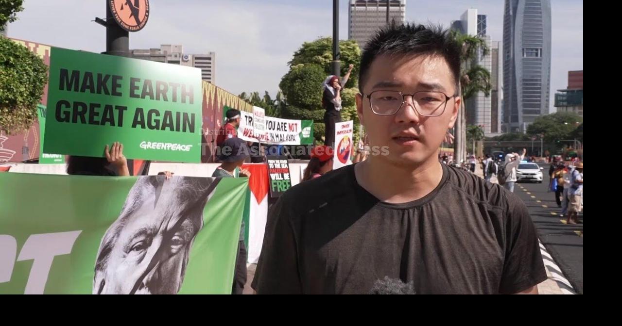Protesters hold anti Trump rally in Malaysia as US President arrives