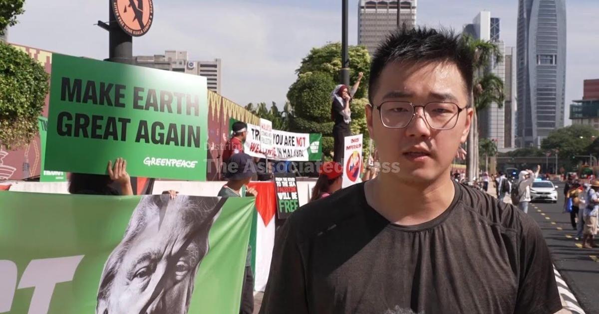 Protesters hold anti Trump rally in Malaysia as US President arrives Protesters hold anti Trump rally in Malaysia as US President arrives