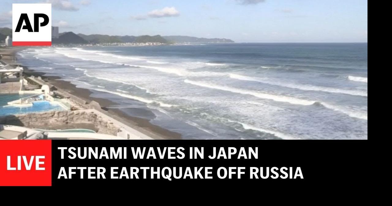 LIVE: Tsunami waves in Japan after earthquake off Russia |  | swiowanewssource.com