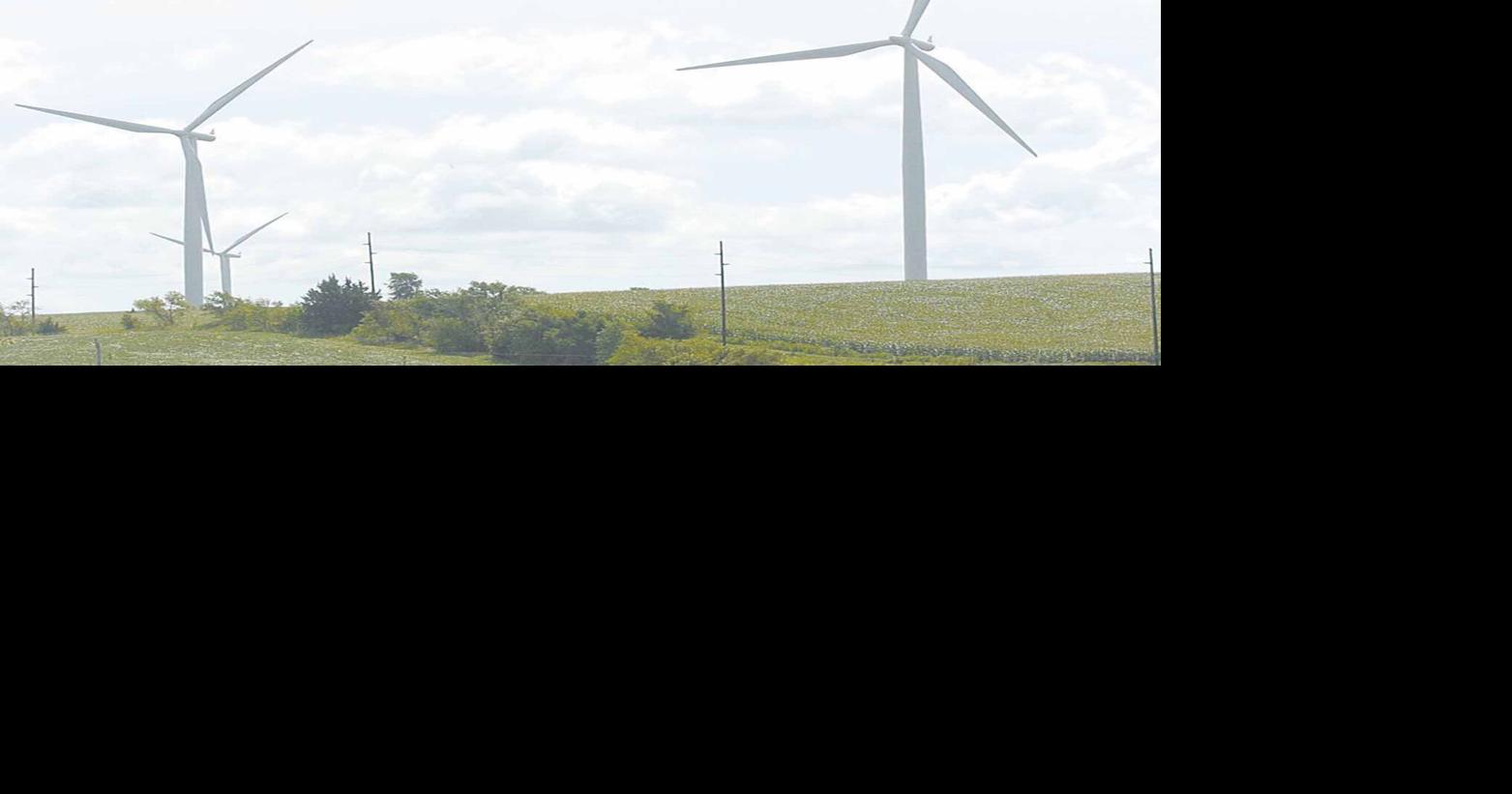Wind farm company supporting area causes