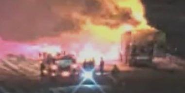 Semi fire on I-80 Monday night | Atlantic | swiowanewssource.com