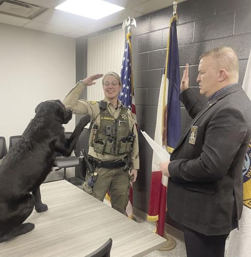K-9 Mary takes oath