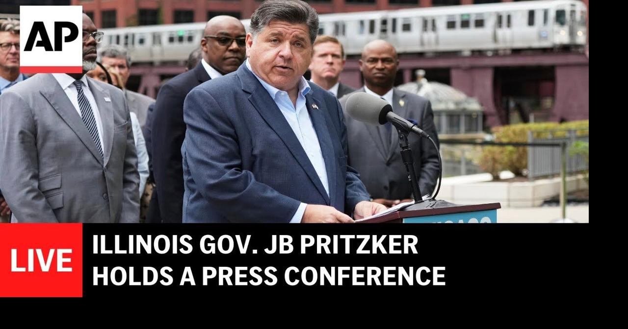 LIVE: Illinois Gov. JB Pritzker holds a press conference ...