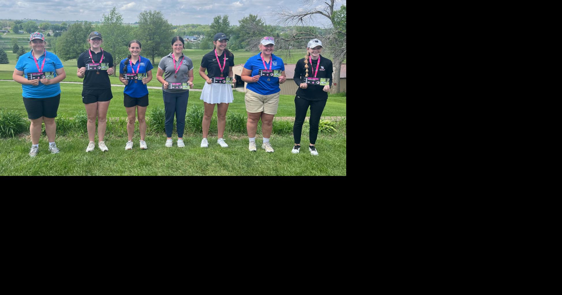 IOWA CLASS 1A REGIONAL GIRLS GOLF MEET Riverside's Brink, Griswold's Reynolds going to state
