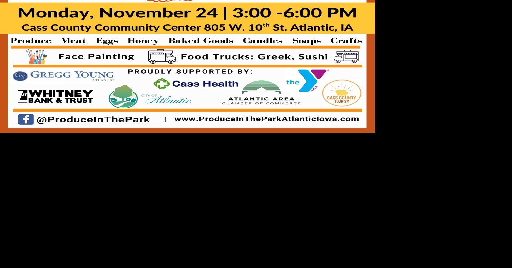 Produce in the Park’s Nov. 24 Harvest Market shares fall bounty with all