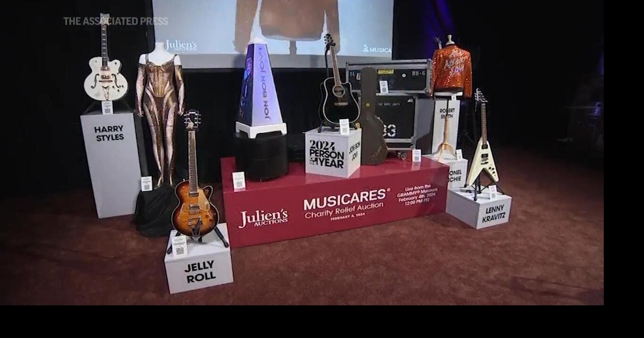 Grammy week MusiCares auction features guitar signed by Taylor Swift