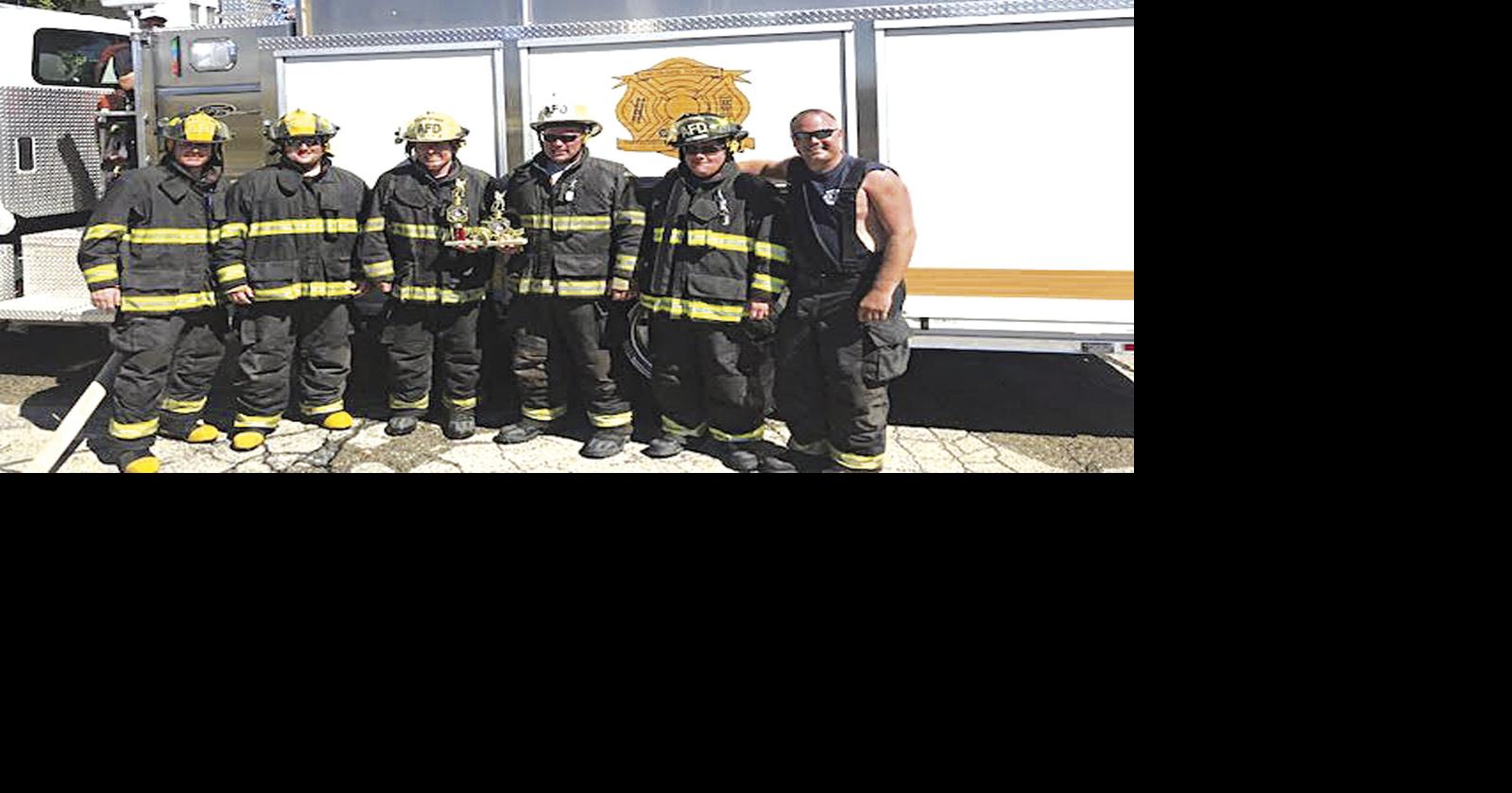 Audubon Fire Fighters Compete in Iowa Firefighters Convention