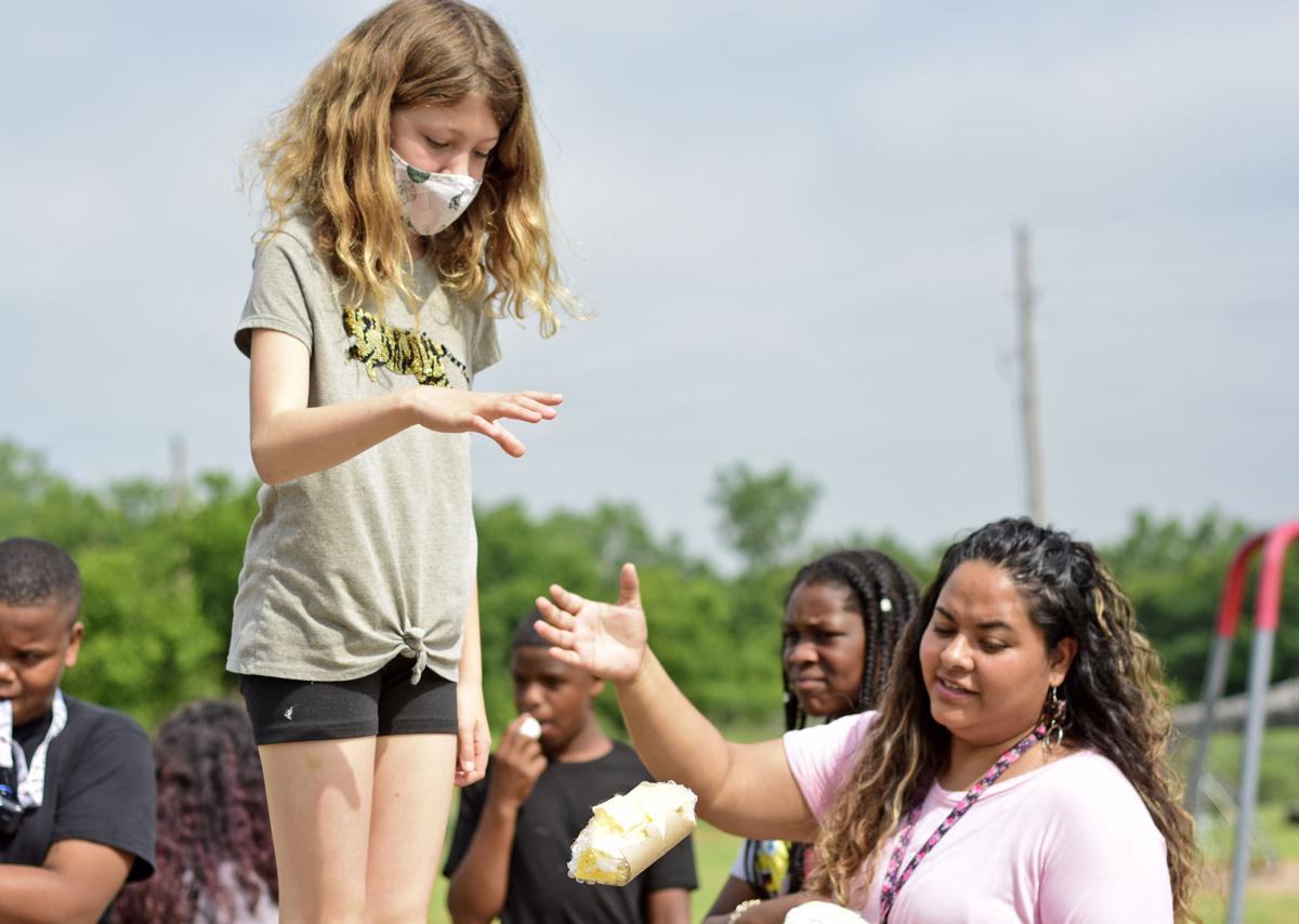 Lawton summer school students eggcited for cracking eggsperiment
