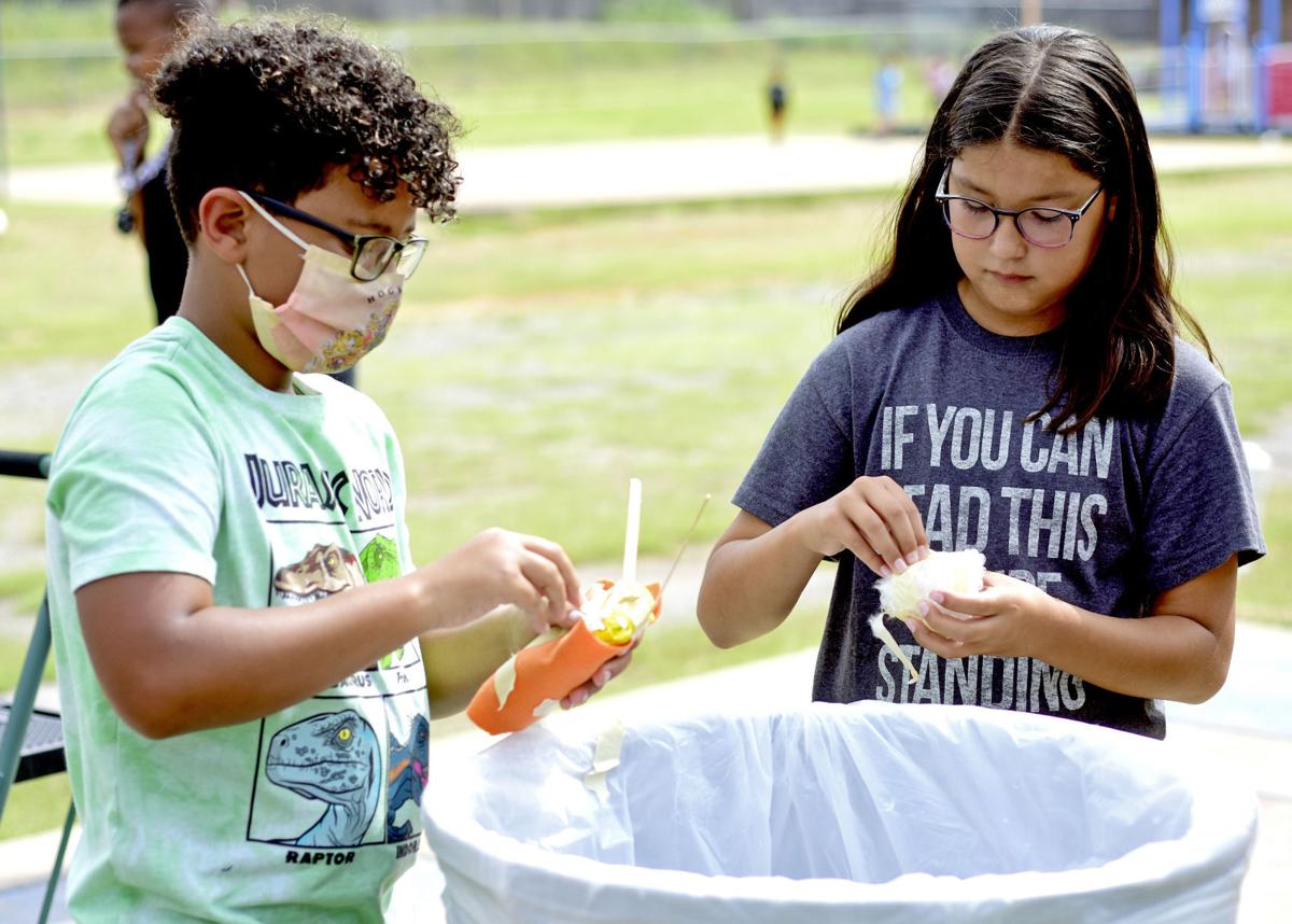 Lawton summer school students eggcited for cracking eggsperiment