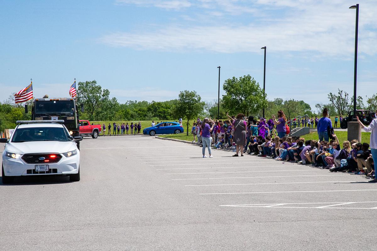Freedom Elementary parade for the military child