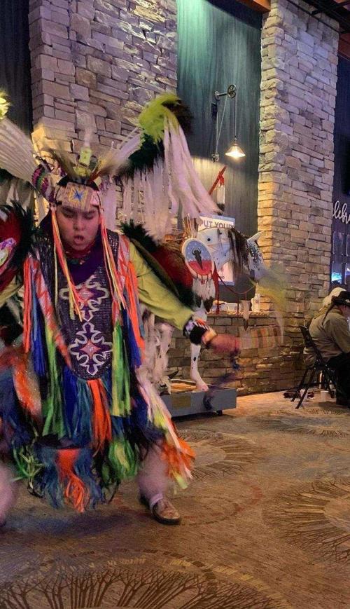 Comanche war dancer